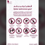 Qatar's Reflect Your Respect Sign